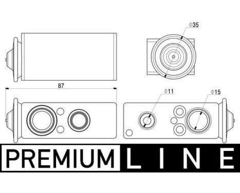 Expansion Valve, air conditioning BEHR *** PREMIUM LINE ***