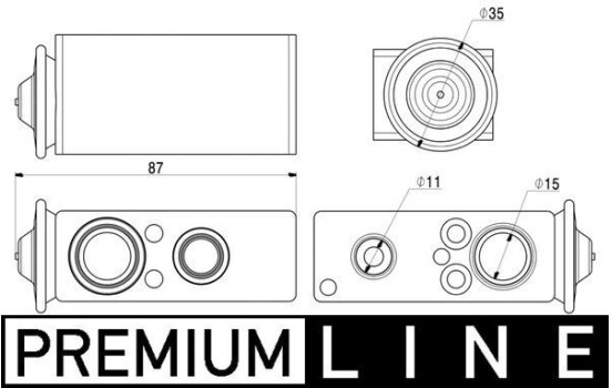 Expansion Valve, air conditioning BEHR *** PREMIUM LINE ***