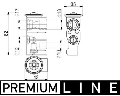 Expansion Valve, air conditioning BEHR *** PREMIUM LINE ***