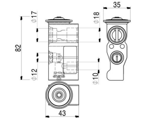 Expansion Valve, air conditioning BEHR *** PREMIUM LINE ***, Image 2