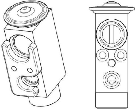 Expansion Valve, air conditioning BEHR *** PREMIUM LINE ***, Image 2