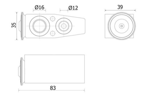 Expansion Valve, air conditioning BEHR *** PREMIUM LINE ***
