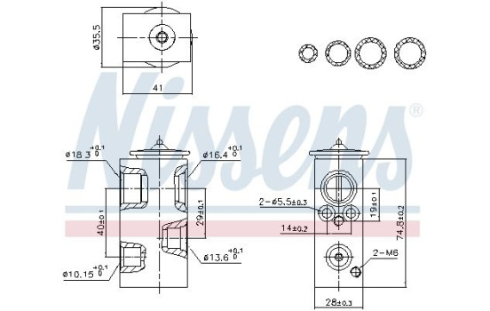 Expansion valve, air conditioning **FIRST FIT**