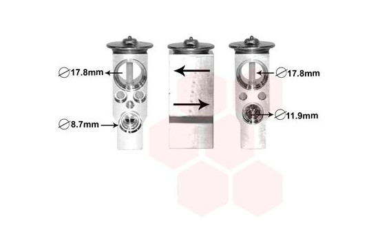 Expansion Valve, air conditioning *** IR PLUS ***, Image 2