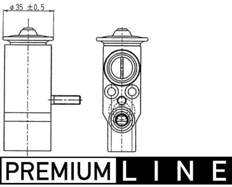 Expansion Valve, air conditioning PREMIUM LINE