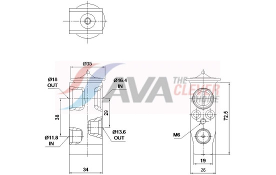 Expansion valve, air conditioning