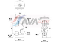 Expansion valve, air conditioning