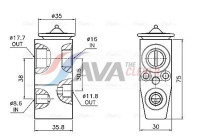 Expansion valve, air conditioning