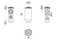 Expansion valve, air conditioning