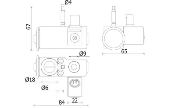 Expansion valve, air conditioning