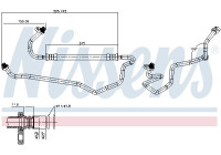 High pressure line, air conditioning