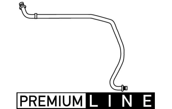 High pressure / low pressure line, air conditioning