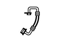 High pressure / low pressure line, air conditioning