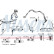High pressure / low pressure piping, air conditioning