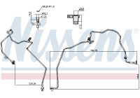 High pressure pipe, air conditioning