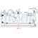 Low pressure line, air conditioning