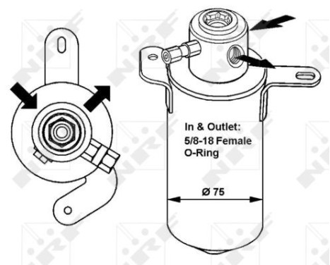 Dryer, air conditioning EASY FIT 33039 NRF, Image 5