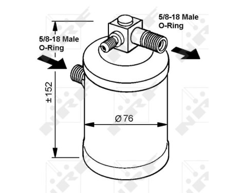 Dryer, air conditioning EASY FIT 33048 NRF, Image 5