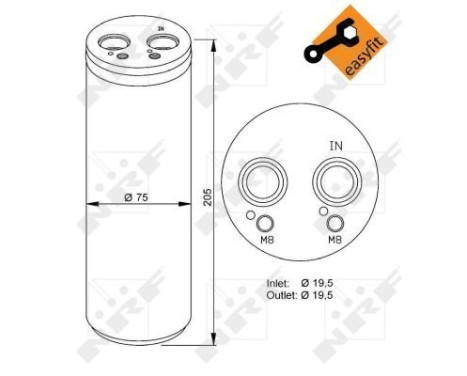 Dryer, air conditioning EASY FIT 33204 NRF, Image 5