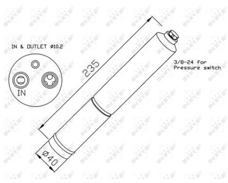 Dryer, air conditioning EASY FIT 33224 NRF, Image 5