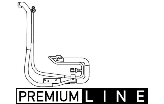 High-/Low Pressure Line, air conditioning BEHR *** PREMIUM LINE ***
