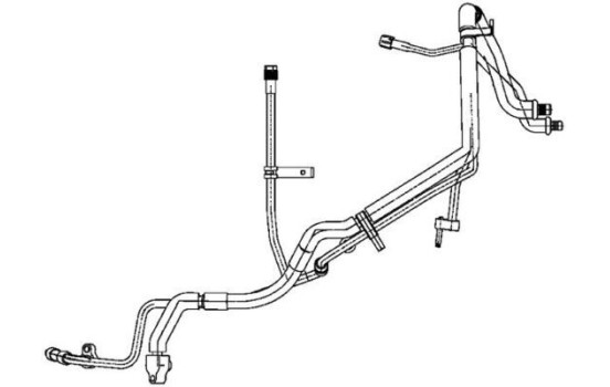 High-/Low Pressure Line, air conditioning BEHR *** PREMIUM LINE ***