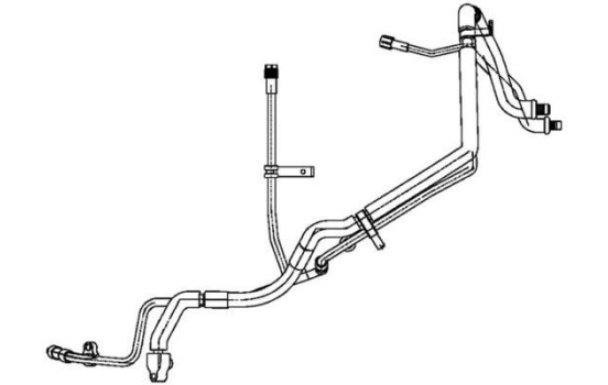 High-/Low Pressure Line, air conditioning BEHR *** PREMIUM LINE ***