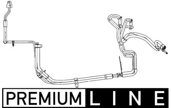 High-/Low Pressure Line, air conditioning BEHR *** PREMIUM LINE ***
