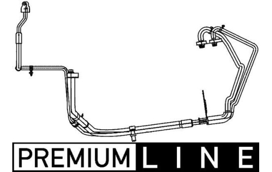 High-/Low Pressure Line, air conditioning BEHR *** PREMIUM LINE ***