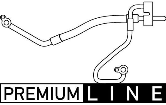 High-/Low Pressure Line, air conditioning BEHR *** PREMIUM LINE ***