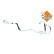 High-/Low Pressure Line, air conditioning CITROËN Berlingo 2.0D 99-, Thumbnail 2