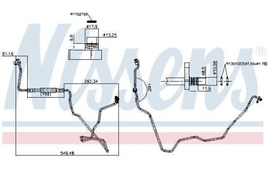 High pressure line, air conditioning, Image 7