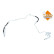 High pressure / low pressure line, air conditioning