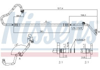 High pressure pipe, air conditioning