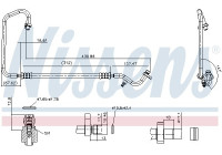 High-pressure pipe, air conditioning