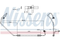 High pressure pipe, air conditioning