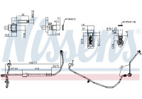 High pressure pipe, air conditioning