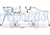 High pressure pipe, air conditioning