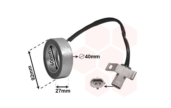 Air conditioning AIRCOPOMP magnetic coupling