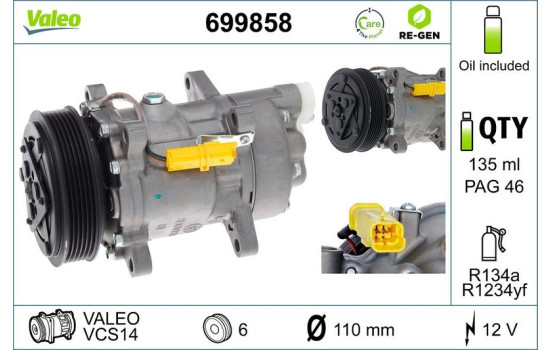 Air conditioning compressor, Image 3