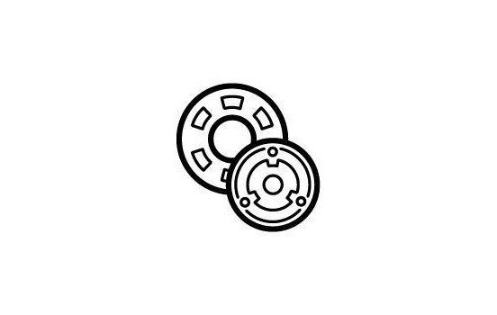 Coil, magnetic-clutch compressor