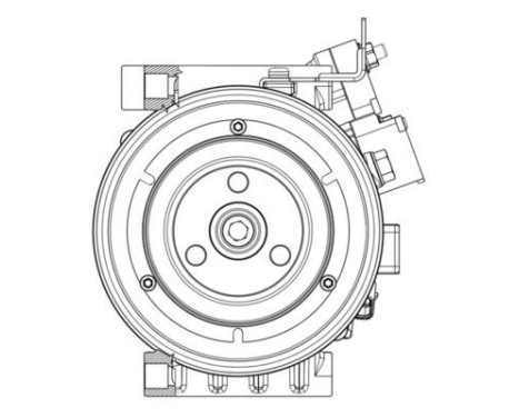Compressor, air conditioning BEHR *** PREMIUM LINE ***, Image 3