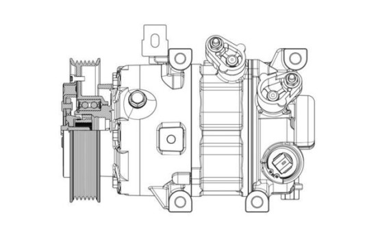 Compressor, air conditioning BEHR *** PREMIUM LINE ***, Image 4