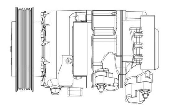Compressor, air conditioning BEHR *** PREMIUM LINE ***, Image 6