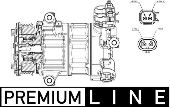 Compressor, air conditioning BEHR *** PREMIUM LINE ***
