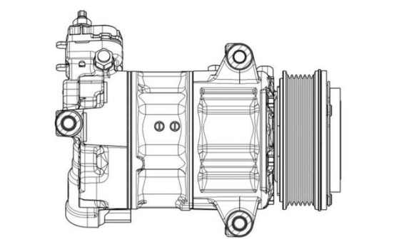 Compressor, air conditioning BEHR *** PREMIUM LINE ***, Image 5