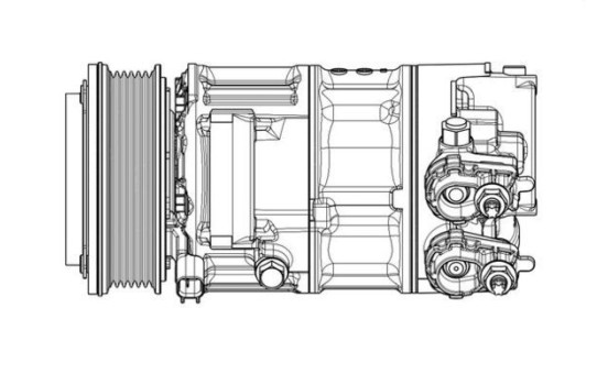 Compressor, air conditioning BEHR *** PREMIUM LINE ***, Image 6