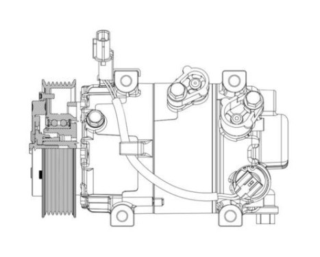 Compressor, air conditioning BEHR *** PREMIUM LINE ***, Image 2