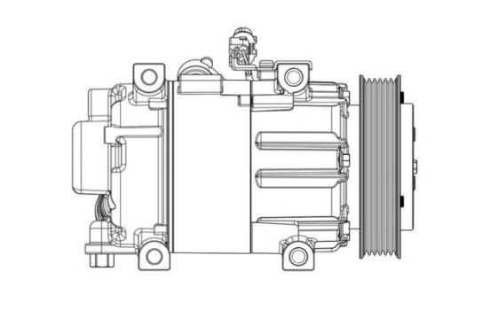Compressor, air conditioning BEHR *** PREMIUM LINE ***, Image 6