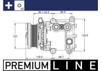 Compressor, air conditioning BEHR *** PREMIUM LINE ***